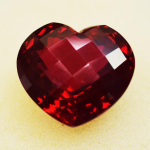 Ainulaadne s&uuml;damekujuline punane rubiin naturaalne 30 ct S&otilde;rmusesuurus Kontrollitud Ehtekunst GEMS 16 mm approx. punane
