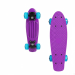 17-tolline kala rulaplaat valgustusega rattad mini cruiser libisemiskindel laud Penny Board lastele, purple
