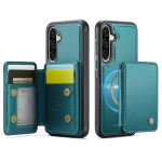 Magnetiline 2-&uuml;hes Eemaldatav Samsung Galaxy A56 A55 A54 A53 A52 A36 A35 A26 A25 A24 A17 A16 A15 jaoks Rahakott &uuml;mbrise ja kaardihoidjaga Galaxy A34 roheline