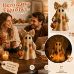 Lapitehnikas kummituse kujuke patareitoitelise sooja valgusega 35cm Halloweeni kaunistus Kangast materjal Pehme tekstuur One Size