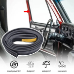 Esiklaasi akna tihendiharjad Chevy GMC veoautole Ilmastikukindlad tihendid Komplekt 14027775 14027776 14027777 14027778 15522764 A Pair black
