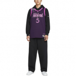 Nike NBA Anthony Edwards Minnesota Timberwolves City Edition Swingman S&auml;rk 'Purple Dynasty' Meeste HM6334-525 XL