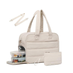 L&otilde;unas&ouml;&ouml;gikott s&uuml;learvutikott isolatsiooniga l&otilde;unasahtliga kohev tepitud reisi Duffel-kott 17.7 x 7.1x 13.4inch beež