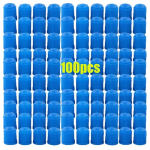 Autode rehvide klapikorgid 100 tk Mootorratta jalgratta rehvide klapikorgid Plastikust rehvivarre tolmukate Rehvivarre klapikorgid autotarvikud Blue 100pcs