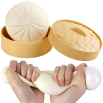 V&auml;rvilised pelmeenikujulised stressipallid Fidget sensoorsed m&auml;nguasjad Simulatsioonitoidu squishies Sai aurutajaga Squeeze tainapall Kingitused