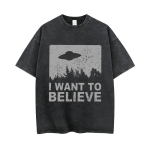 Pestud Vintage Film The X Files The Truth Is Out There Graafilised T-s&auml;rgid Meestele Naistele Vabaaja Retro Puuvillased L&uuml;hikeste Varrukatega T-s&auml;rgid 2XL