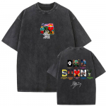 R&auml;ppar Bad Bunny Vintage Pesuga T-s&auml;rk Debi Tirar Mas Fotos DTMF Album 2026 T-s&auml;rgid Meestele Naistele Hip Hop &Uuml;legabariidilised T-s&auml;rgid Topid 2XL