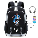Maailmameistriv&otilde;istluste staari pildiga seljakott USB-liidesega suure mahutavusega vabaaja reisiseljakott Backpack