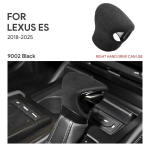 Suede K&auml;igukangi Nupu Kate Lexus ES 2018-2025 UX 2019-2025 LX 2022-2025 LHD RHD Must Punane Oranž Black LHD must