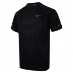 Nike Dri Fit T-s&auml;rgid Meeste Must &Uuml;mmarguse Kaelusega M&otilde;&otilde;dukas HV2129-010 L must