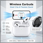 Apple AirPods 4 Koopia Traadita K&otilde;rvaklapid ANC M&uuml;rasummutus Poolk&otilde;rvaklapid Stabiilne Bluetooth-&uuml;hendus Stereo Muusika M&auml;nguk&otilde;rvaklapid valge