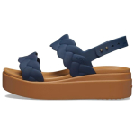 Crocs Brooklyn Kootud Kiiludega Sandaalid 'Sinine Pruun' Naiste 209977-410 38-39 tumesinine v&auml;rv