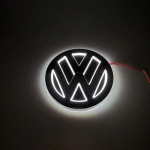VW 11cm 4D/5D Logo Valgus LED Tagumine Embleemi Valgus Esimene Iluv&otilde;re VW Bora Golf Jetta POLO MAGOTAN Passat Logo Valguse Pagasiruumi Kleebis 11cm