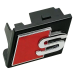 Audi 3D Auto embleem DIY Kohandatav Kaitseraua T&auml;ht S M&auml;rk Esiv&otilde;re Logo Kaunistus Autode V&auml;lisk&uuml;lje Muudatuste Tarvik black