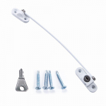 Keerdpaar-ukse aknaluku piiraja alumiiniumsulamist laste turvalisus auto akna kaabli piiraja lukud