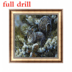 Huacani teemantmaali v&auml;ike armas orav DIY maali ristpistes tikandiga seinakleebis 30*30 cm