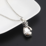 Punk stiilis roostevabast terasest kullav&auml;rvi h&otilde;bedane fitness poksikinnas rusikad ripats kaelakee kuld