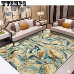 P&otilde;hjamaade abstraktse kunsti lehtede ala Vaibad Dekoratiivne lastetuba M&auml;ngualus Beebi roomav flanellmatid vaip 80*120 cm