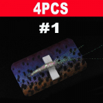 4tk #1 kunstlik krevettide k&auml;rbses&ouml;&ouml;t Pearl Back Flash krevetid forelli merevees Sabiki kalap&uuml;&uuml;giks