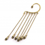 Les Tr&eacute;sors De Lily [J9512] &ndash; Kuldne  Skull  k&otilde;rvar&otilde;ngas kuld