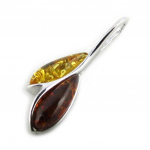 Les Tr&eacute;sors De Lily [N2197] - h&otilde;bedane ripats  Inspiration  Amber konjaki mesi (roodiumiga kaetud) - 18x10 mm h&otilde;be