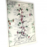 Les Tr&eacute;sors De Lily [L1407] &ndash; disainitud k&auml;ter&auml;tik &bdquo;La France de Bacchus&rdquo;, beež roheline beež