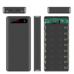 Kaasaskantav USB 18650 LCD DIY Mobile Power Bank Case Micro korpus must