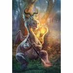 T&auml;ielik 5D isetehtud teemantmaal Monster Dragon Forest Tikand Ristpistes Kodukaunistus K&auml;sitsi valmistatud kingitus 25x30cm