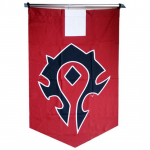 M&auml;ng World Of Warcraft Alliance/Horde Flags jaoks Wild Tribe Small punane