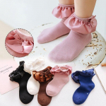 Kevadsuvi Beebi sokid Armsad pitsist lillelised vibud vasts&uuml;ndinud beebit&uuml;drukule sokid puuvillased printsess t&uuml;drukud sokid v&auml;ikelaste sokid t&uuml;drukute v&auml;rk S