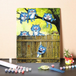 K&auml;sitsi maalitud l&otilde;uend DIY maalimine numbrite j&auml;rgi Kodukaunistus Digitaalne &otilde;limaal Numbrid &otilde;limaal 40x50cm no frame