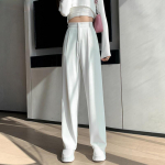 Vabaaja k&otilde;rge v&ouml;&ouml;kohaga vabad laia s&auml;&auml;rep&uuml;ksid naistele Kevadsuvi Uued vabad naiste p&otilde;randapikkused valged &uuml;likonnap&uuml;ksid Naiste p&uuml;ksid S valge