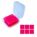 6 tk 5D teemantv&auml;rvimine savi puurimine muda isetegemine punktide v&auml;rvimine liim kunstit&ouml;&ouml;riistad Red