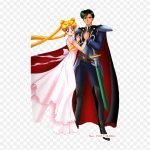 Sailor Moon ja Tuxedo Mask Tuxedo Mask Sailor Moon triikimisplaastrid r&otilde;ivastele Aplikatsioonid Kleebised riietel Kuumustundlik kohandatud plaaster