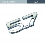 Modified Letters V6 V8 5.7 4WD AWD VXR VXL TXL Limited Metallist autokleebis, mis sobib k&otilde;ikidele autodele 5.7