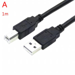 USB-printerikaabel USB 2.0 isane A-t&uuml;&uuml;pi B-t&uuml;&uuml;pi isane printeri skanneri kaabel 1m