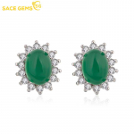 SACE GEMS Classic iidseid viise taastavad vasesulamist tsirkoonk&otilde;rvar&otilde;ngad naistele pulmapeo kingitused roheline