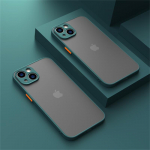 iPhone 15 14 13 Pro Max p&otilde;rutuskindla kaitserauaga l&auml;bipaistev telefoni&uuml;mbris iPhone 12 11 Pro Max XR X XS 7 8 Plus pehme silikoon-matt k&otilde;va kate jaoks iPhone 7 tumeroheline v&auml;rv