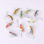 12 tk Minnow kalastuslant laser k&otilde;va kunsts&ouml;&ouml;t 3D silmad 5cm 5g kalap&uuml;&uuml;gi voblerid haugi karpkala s&ouml;&ouml;t Crankbaits kalastustarbed