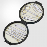 777 Three Seven Silver Nail Clippers Set 10 Pieces TS-3000C Made in Korea