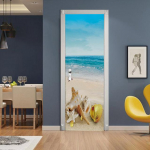 Maastikuga uksekleebised 3D Eemaldatavad Vinilos Para Puertas Kleepuv tapeet Kunstseinamaalingud uste jaoks Biblioteek Kaasaegne kodukaunistus ZMT-415