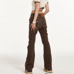 kevad 2022 naiste k&otilde;rge v&ouml;&ouml;koht esteetiline Naiste laia s&auml;&auml;rega teksad kottis naiste teksap&uuml;ksid kapriisp&uuml;ksid teksad mom teksad p&uuml;ksid XL &scaron;okolaad