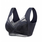 Naiste pitsist rinnahoidjad, suured &otilde;mblusteta rinnahoidja aluspesu Push Up sport rinnahoidja Night Crop Top Femme Bralette Vest Seksikas pesu 2XL(65-75kg)
