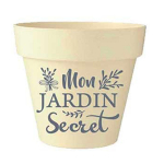 Les Tr&eacute;sors De Lily [Q6407] &ndash; bambusest istutusmasin  Messages  beež hall (Minu salajane aed) -  10. 5x9. 5 cm beež