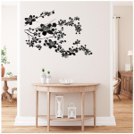 Les Tr&eacute;sors De Lily [R4068] - kleebiste leht  Japanese Plum Trees  must - 50x70 cm must