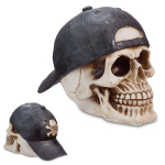 Les Tr&eacute;sors De Lily [R7048] &ndash; vaigust kujuke  Skull  (tagurpidi kork) - 19x14x11 cm must