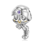 Rula Skull Charm 925 Sterling Silver Christmas Skeleton helmed naistele peened v&otilde;lusid k&auml;ev&otilde;ru ehete valmistamine
