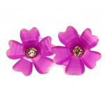 Les Tr&eacute;sors De Lily [R8220] &ndash; lillad Flora k&otilde;rvar&otilde;ngad &ndash; 13 mm lilla