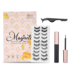 T&auml;iustatud magnetiline silmapliiats ja magnetripsmete komplekt 10 paari kunstripsmeid 2 tk Magnetic 2