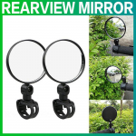 360&deg; p&ouml;&ouml;rlev jalgratta tahavaate peegel Jalgrattas&otilde;idu laiaulatuslik tagasisihiku helkur Reguleeritav vasak parem MTB peeglid 1pcs must